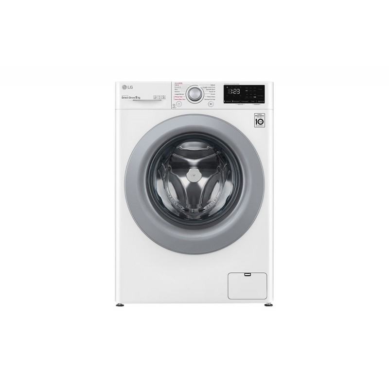 LG F4WV308S4B washing machine Front-load 8 kg 1400 RPM B White