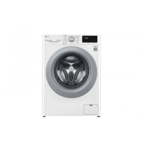 LG F4WV308S4B machine à laver Charge avant 8 kg 1400 tr min B Blanc