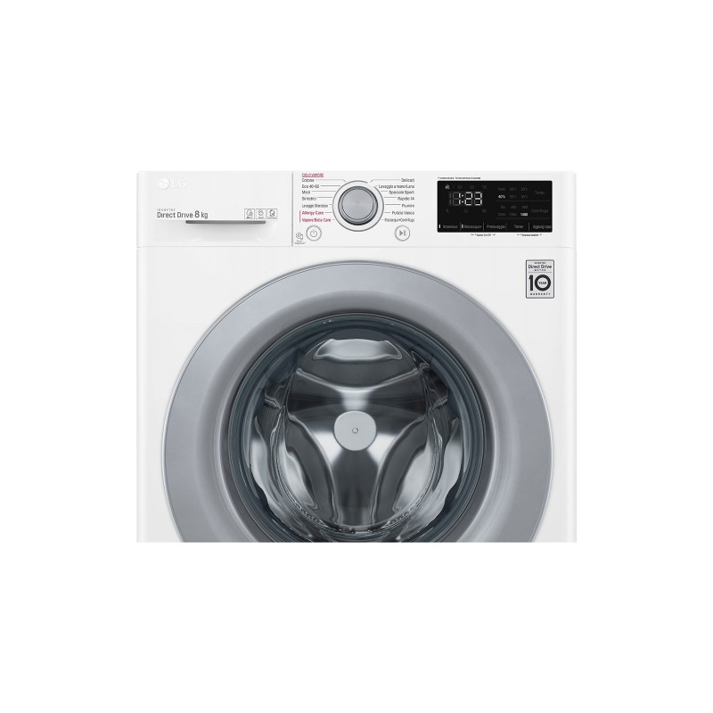 LG F4WV308S4B lavadora Carga frontal 8 kg 1400 RPM B Blanco