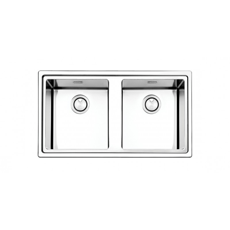 Apell Linear Plus LNP862IBC Top-mounted sink Rectangular Stainless steel