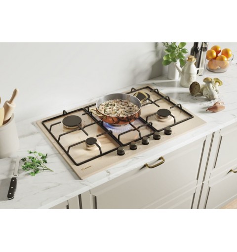 Candy Classic CHW7AV4WGT Oat Built-in 74 cm Gas 5 zone(s)