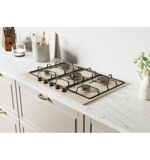 Candy Classic CHW7AV4WGT Oat Built-in 74 cm Gas 5 zone(s)