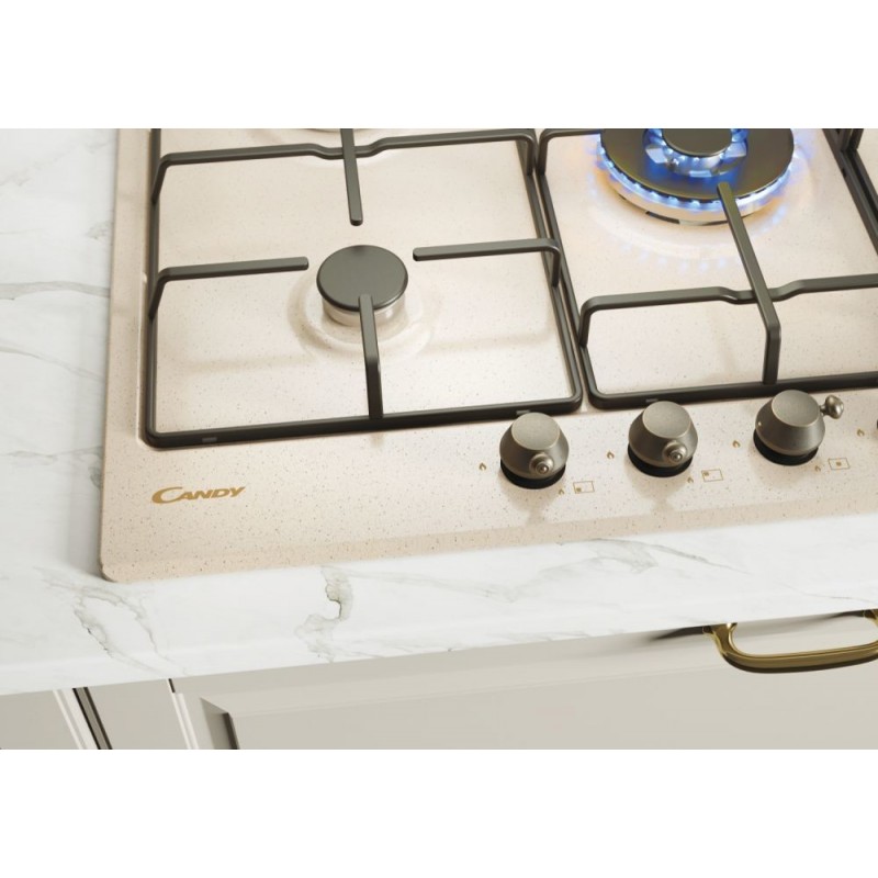 Candy Classic CHW7AV4WGT Oat Built-in 74 cm Gas 5 zone(s)