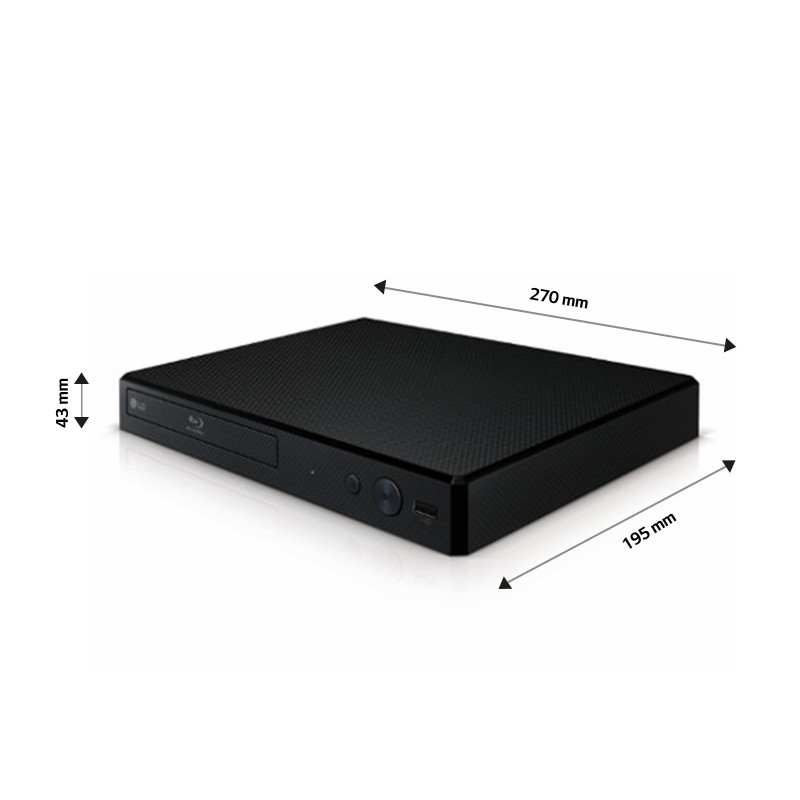 LG BP250 DVD Blu-Ray player Black