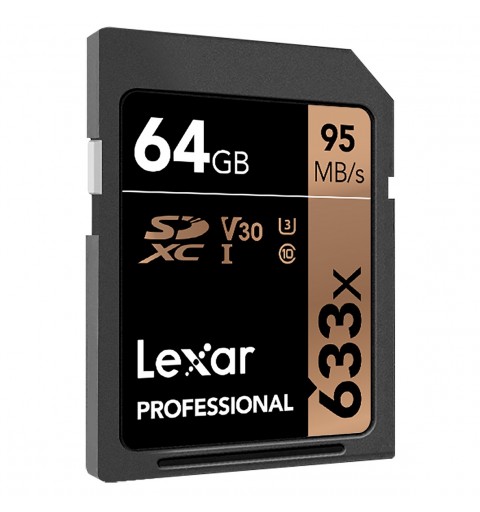 Lexar Professional 633x SDHC SDXC UHS-I Cards 64 GB Klasse 10