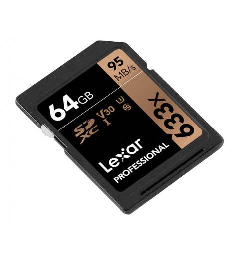 Lexar Professional 633x SDHC SDXC UHS-I Cards 64 GB Klasse 10