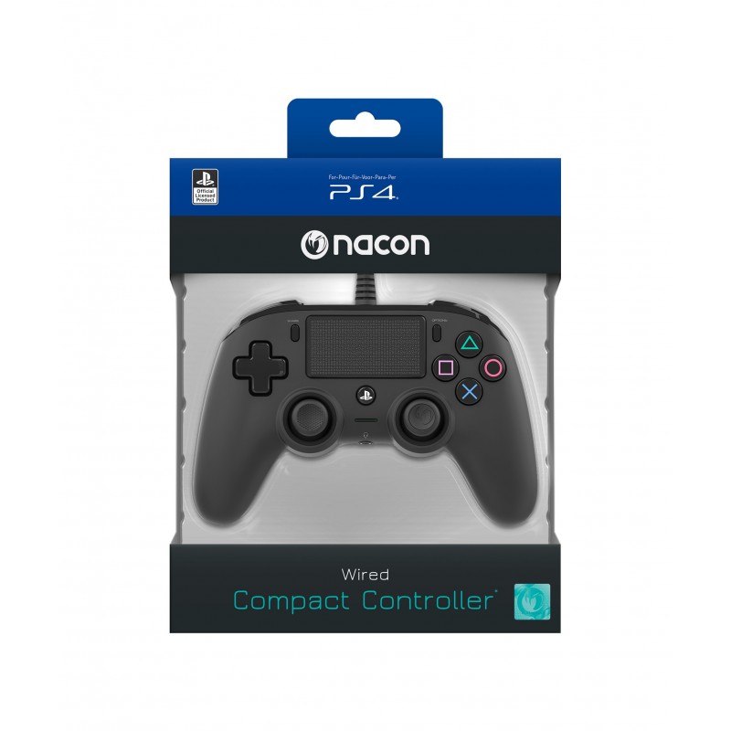 NACON PS4OFCPADBLACK Gaming-Controller Schwarz Gamepad Analog Digital PlayStation 4