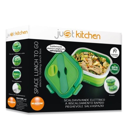 Macom Space Lunch To Go 35 W 0.8 L Green, White Adult