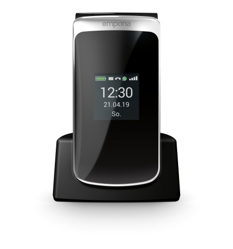 Emporia TOUCHsmart 8,51 cm (3.35") SIM unique Android 8.1 4G Micro-USB 1 Go 4 Go 1400 mAh Noir, Argent