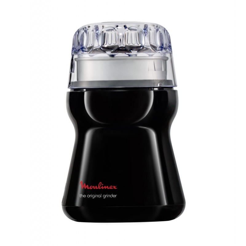 Moulinex AR110 coffee grinder 180 W Black, Transparent