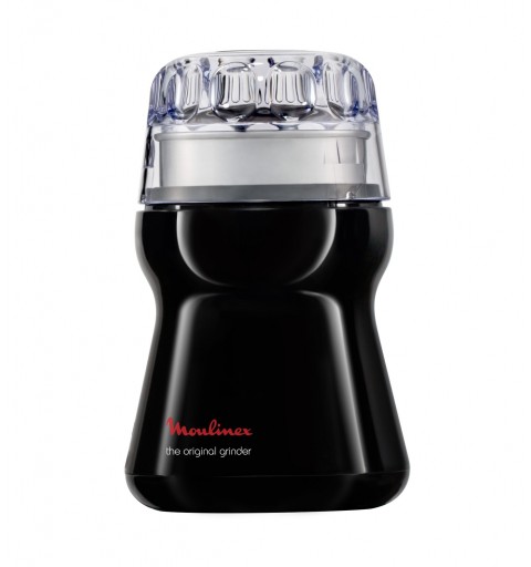 Moulinex AR110 coffee grinder 180 W Black, Transparent