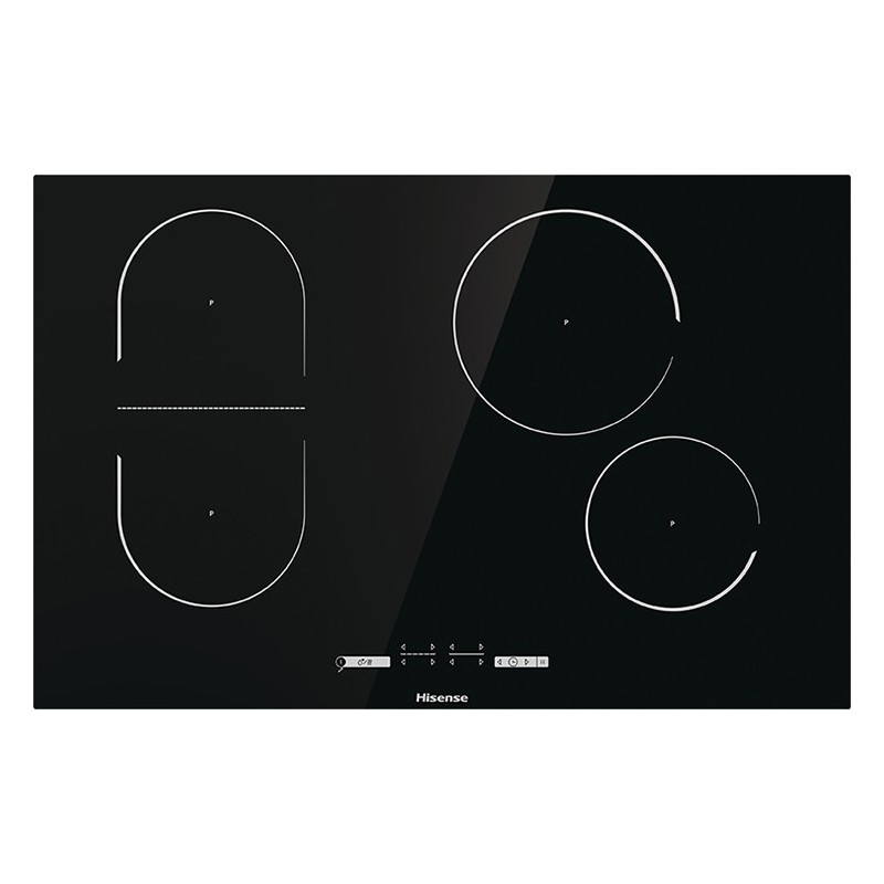 Hisense I8433C plaque Noir Intégré (placement) 80 cm Plaque sans zone à induction 4 zone(s)