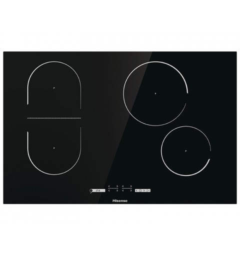 Hisense I8433C plaque Noir Intégré (placement) 80 cm Plaque sans zone à induction 4 zone(s)