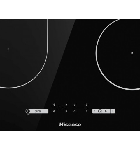 Hisense I8433C hob Black Built-in 80 cm Zoneless induction hob 4 zone(s)