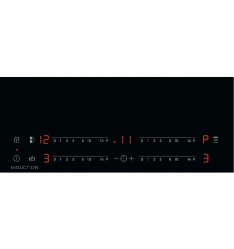 Electrolux EIS82449C Noir Intégré (placement) 80 cm Plaque avec zone à induction 4 zone(s)