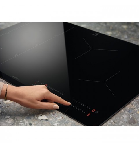 Electrolux EIS82449C Black Built-in 80 cm Zone induction hob 4 zone(s)