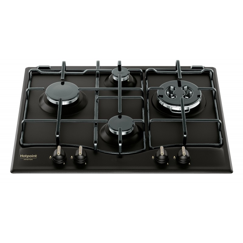 Hotpoint PCN 640 T (AN) R HA hobs Antracita Integrado 59 cm Encimera de gas 4 zona(s)