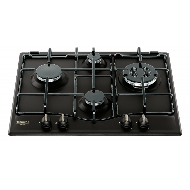 Hotpoint PCN 640 T (AN) R HA hob Anthracite Built-in 59 cm Gas 4 zone(s)