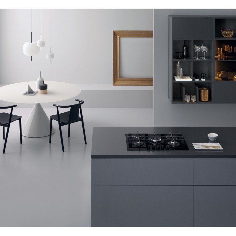 Whirlpool GOWL 758 NB plaque Noir Intégré (placement) 75 cm Gaz 5 zone(s)