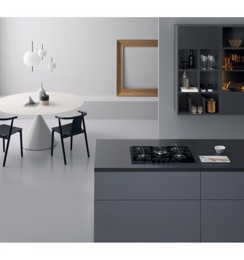 Whirlpool GOWL 758 NB hob Black Built-in 75 cm Gas 5 zone(s)