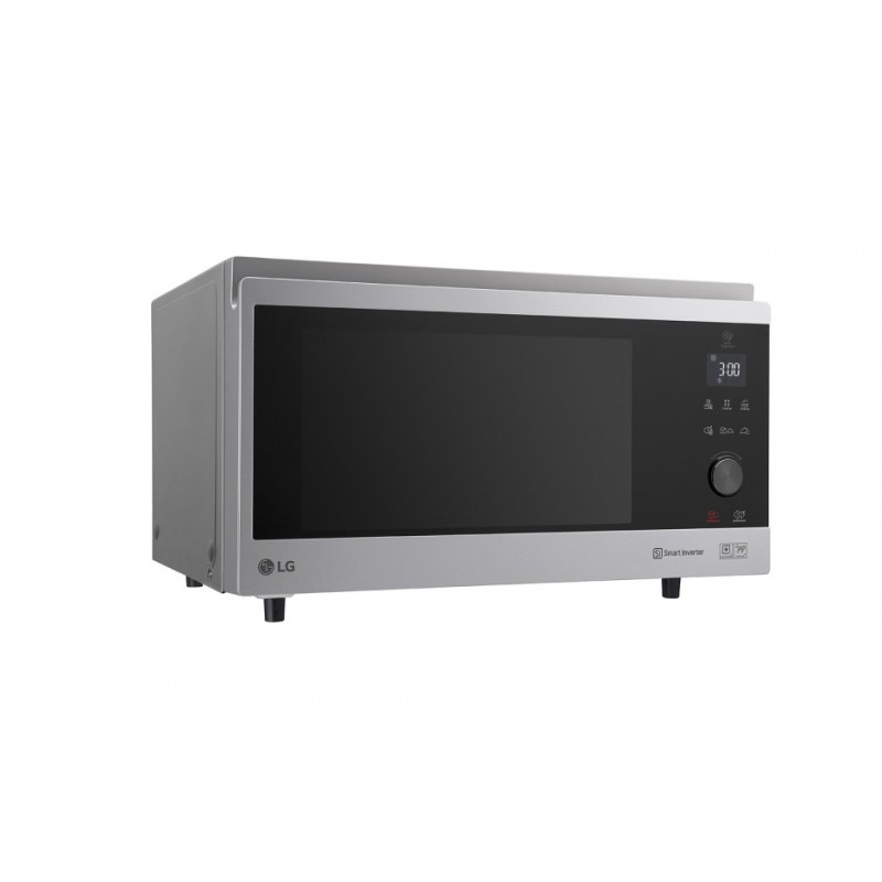 LG MJ3965ACS forno a microonde Superficie piana Microonde con grill 39 L 1350 W Acciaio inossidabile