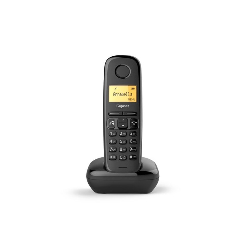 Gigaset A270 DECT-Telefon Anrufer-Identifikation Schwarz