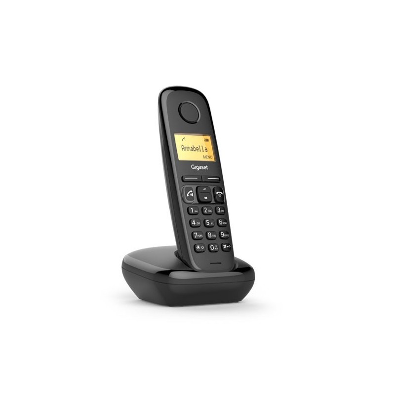 Gigaset A270 Teléfono DECT Identificador de llamadas Negro