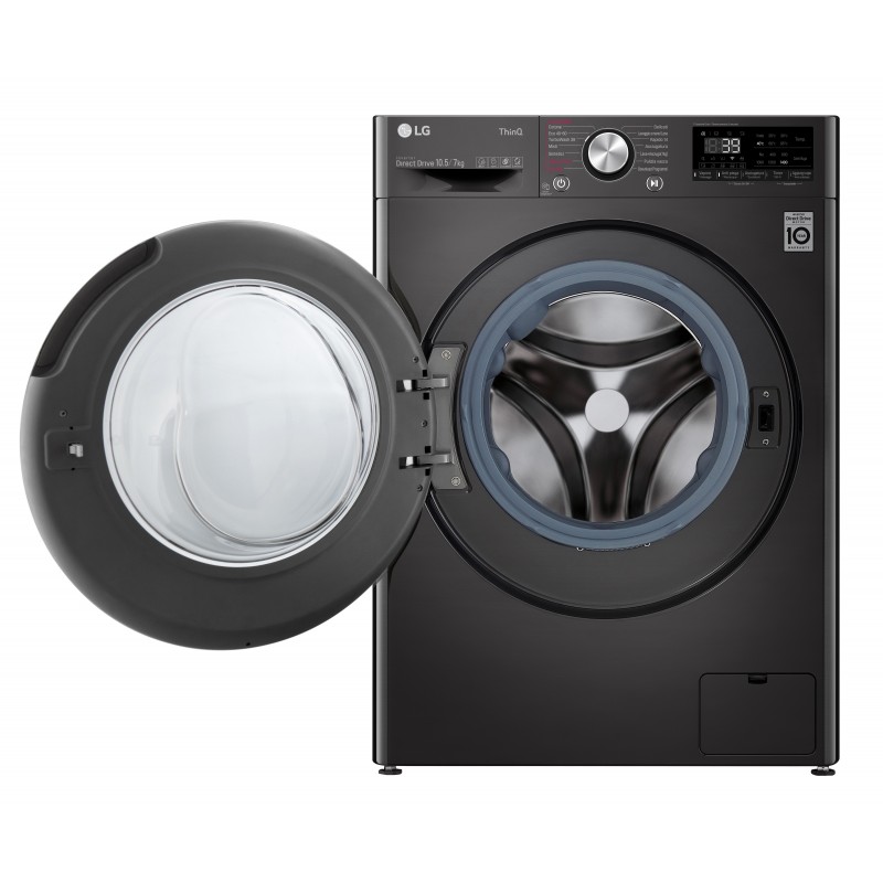 LG F4DV710H2SE Lavasciuga Intelligente AIDD 10,5 7 kg Vapore TurboWash 360 1400 Giri min Carica frontale Classe E