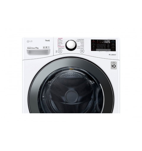 LG F1P1CY2W Lavatrice Intelligente AIDD 17kg Vapore TurboWash 1100 Giri min Carica frontale Classe E