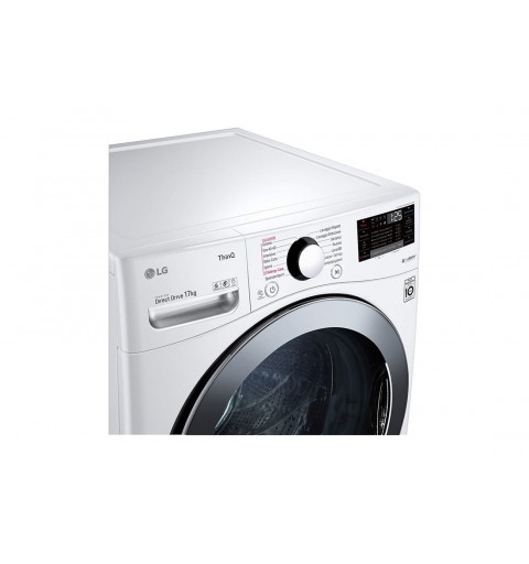 LG F1P1CY2W Lavatrice Intelligente AIDD 17kg Vapore TurboWash 1100 Giri min Carica frontale Classe E