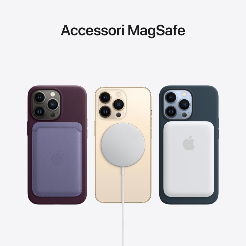 Apple Custodia MagSafe in silicone per iPhone 13 Pro Max - Blu abisso