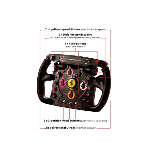 Thrustmaster Ferrari F1 Noir RF Volant Analogique PC, Playstation 3