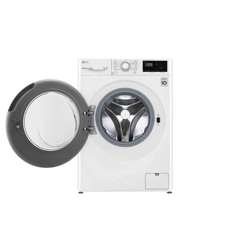 LG F4WV309N3E machine à laver Charge avant 9 kg 1360 tr min B Blanc