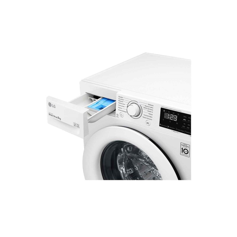 LG F4WV309N3E washing machine Front-load 9 kg 1360 RPM B White