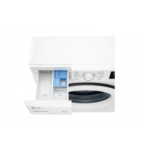 LG F4WV309N3E machine à laver Charge avant 9 kg 1360 tr min B Blanc