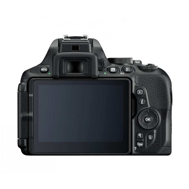 Nikon D5600 + AF-P DX 18-55mm VR + 8GB SD Juego de cámara SLR 24,2 MP CMOS 6000 x 4000 Pixeles Negro
