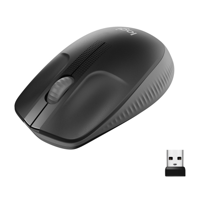 Logitech M190 Full-size wireless mouse ratón Ambidextro RF inalámbrico Óptico 1000 DPI