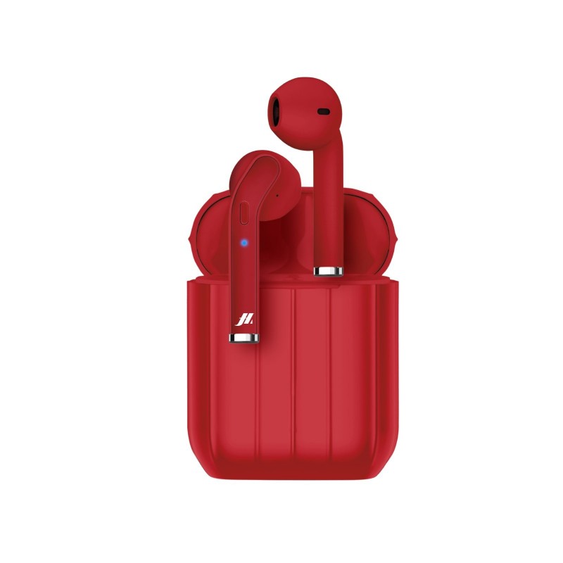 SBS Style Casque Sans fil Ecouteurs Appels Musique Micro-USB Bluetooth Rouge