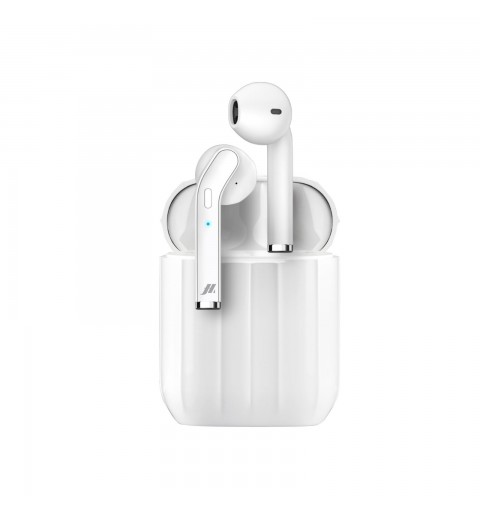 SBS Style Headset Wireless In-ear Calls Music Micro-USB Bluetooth White