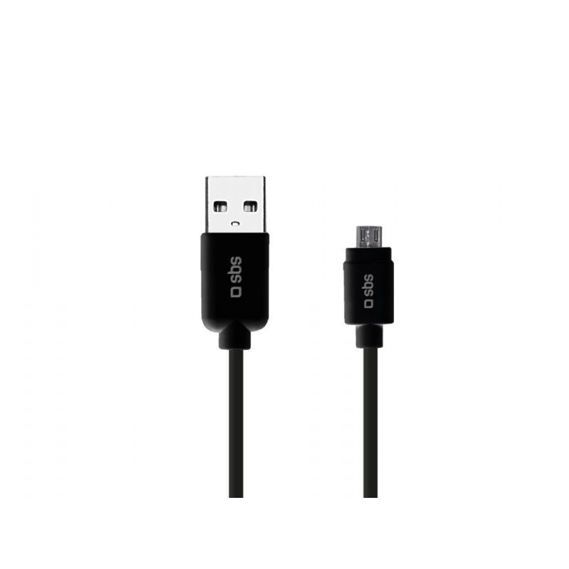 SBS 3m USB 2.0 câble USB USB A Micro-USB B Noir