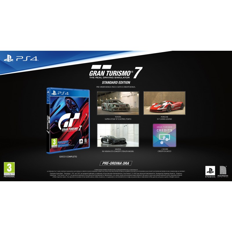 Sony Gran Turismo 7, Standard Edition Mehrsprachig PlayStation 4