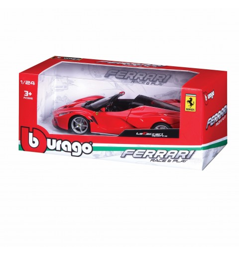 BBURAGO Ferrari 458 Race & Play, 1 24 Pré-assemblé Modèle de voiture de sport