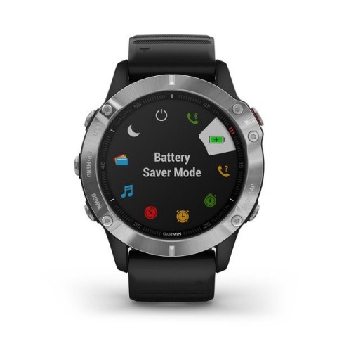 Garmin fēnix 6 3,3 cm (1.3") Noir, Métallique GPS (satellite)