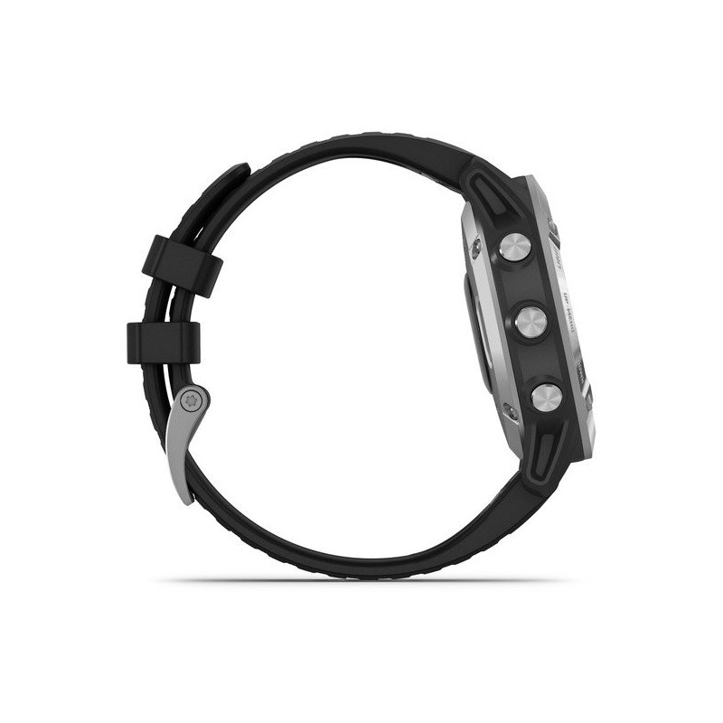 Garmin fēnix 6 3,3 cm (1.3") Noir, Métallique GPS (satellite)