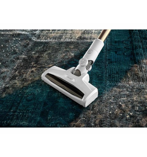 De’Longhi XLM416.WCG stick vacuum electric broom Bagless 0.5 L 400 W White