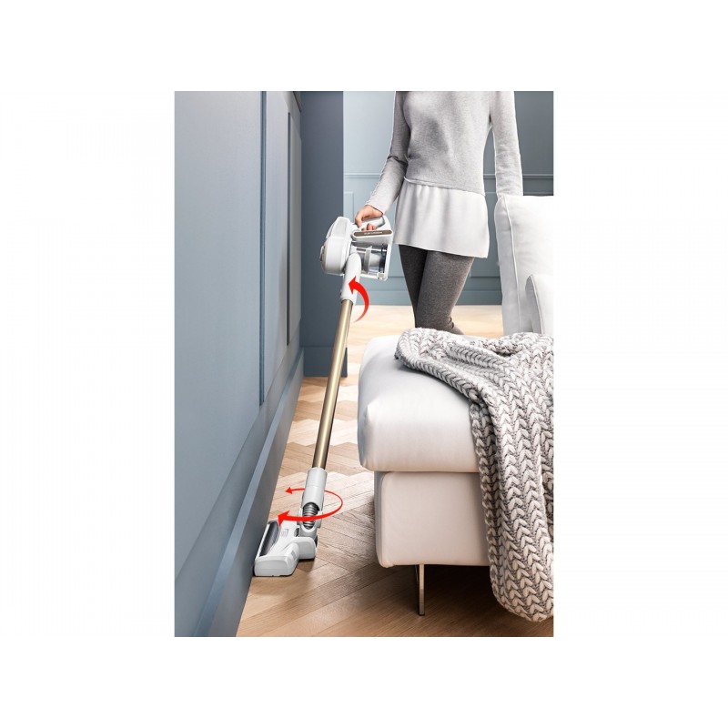 De’Longhi XLM416.WCG stick vacuum electric broom Bagless 0.5 L 400 W White