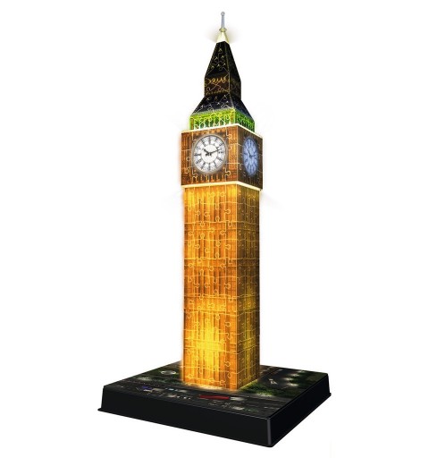 Ravensburger Big Ben Night Edition Puzle 3D 216 pieza(s) Edificios