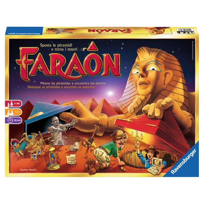 Ravensburger Faraon Board game Travel adventure