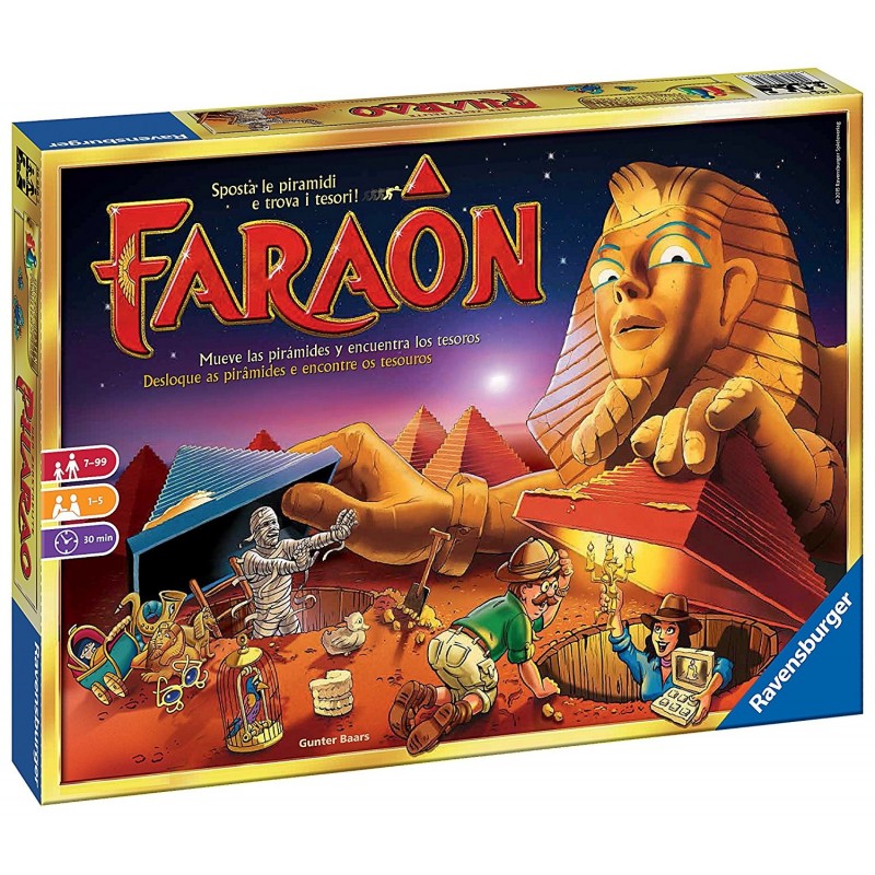 Ravensburger Faraon Board game Travel adventure