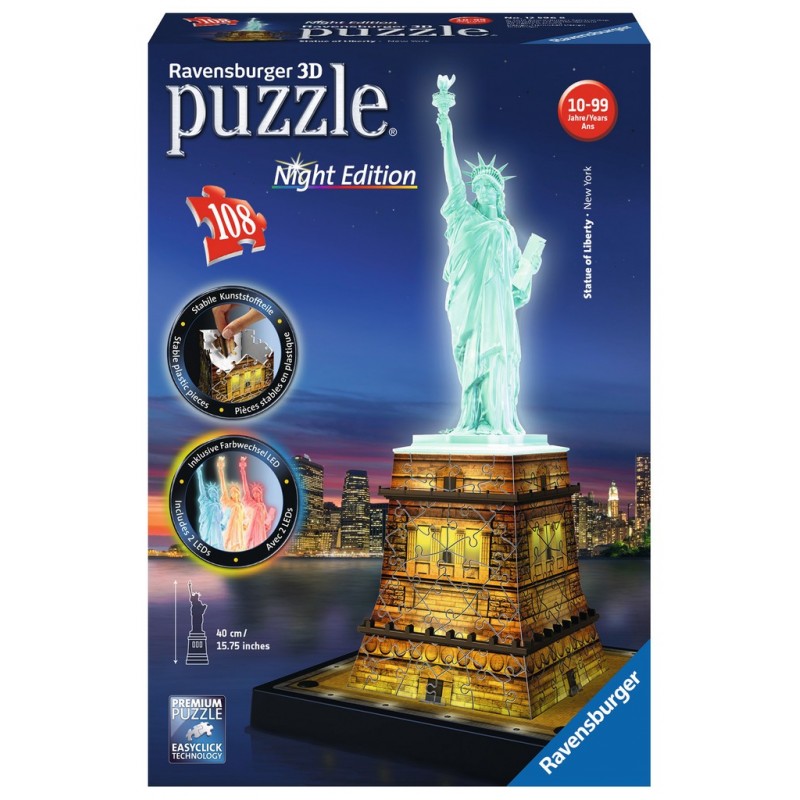 Ravensburger Statua della Libertà di notte